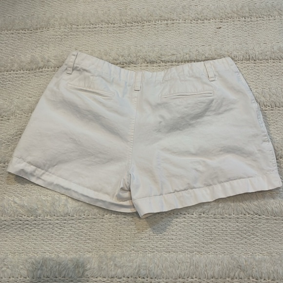Vintage Y2K Old Navy white shorts 100% cotton pockets belt loops womens size 10 - Picture 6 of 12